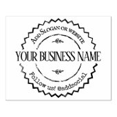 Eigene hausgemachte rustikale Bezeichnung, soziale Gummistempel (Prägung)