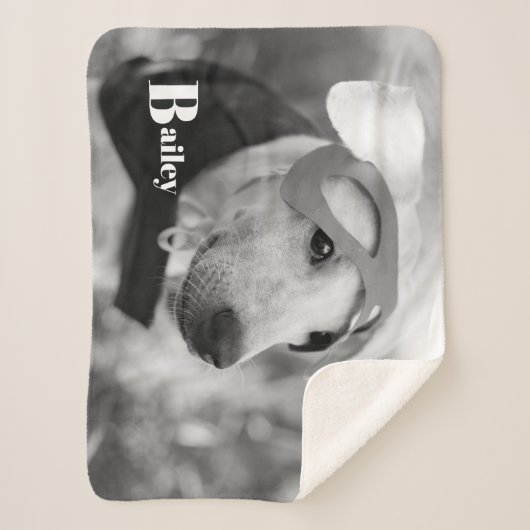 Eigene Hausname Typografie und Foto Sherpadecke (Vorderseite)