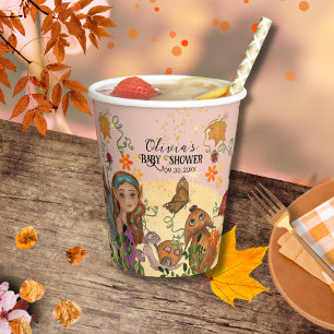Eigene Herbstdusche für Märchen Pappbecher
