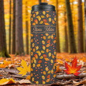 Eigene Herbstleaves und Berries Thermosbecher