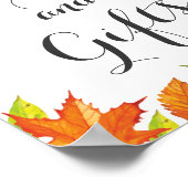 Eigene Herbstsignatur, Dekoration von Herbstlauben (Ecke)