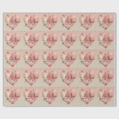 Eigene Herzen Geschenkpapier (Flach)