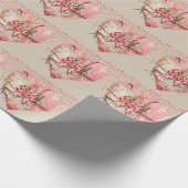 Eigene Herzen Geschenkpapier (Ecke)