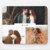 Eigene hinzufügen - 3 Foto Galerie Personalisiert Mousepad (Vorne)