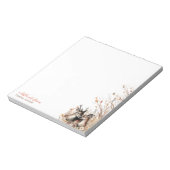 Eigene Hirsche im Herbst Notizblock (Rotiert)