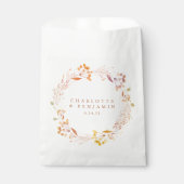 Eigene Hochzeit des Herbstblumenwassers Geschenktütchen (Vorderseite)