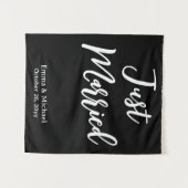 Eigene Hochzeitsbanner Personalisierte Zeremonie U Wandteppich (Vorderseite (Horizontal))