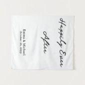 Eigene Hochzeitsbanner Personalisierte Zeremonie U Wandteppich (Vorderseite (Horizontal))