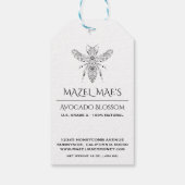 Eigene Honey Labels Geschenkanhänger (Rückseite)