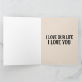 EIGENE - ICH LIEBE SIE - ROMANTISCHE KARTE (Innenseite)