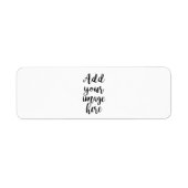 eigene Image-anpassbare Adressetiketten hinzufügen (Vorne)