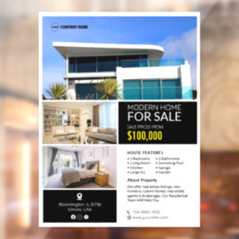 Eigene Immobilien Fensteraufkleber