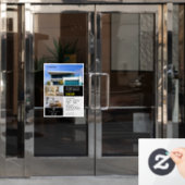 Eigene Immobilien Fensteraufkleber (Büro Tür)