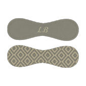 Eigene Initialen, graubraune Pflastersteine Baseball (Paneele)