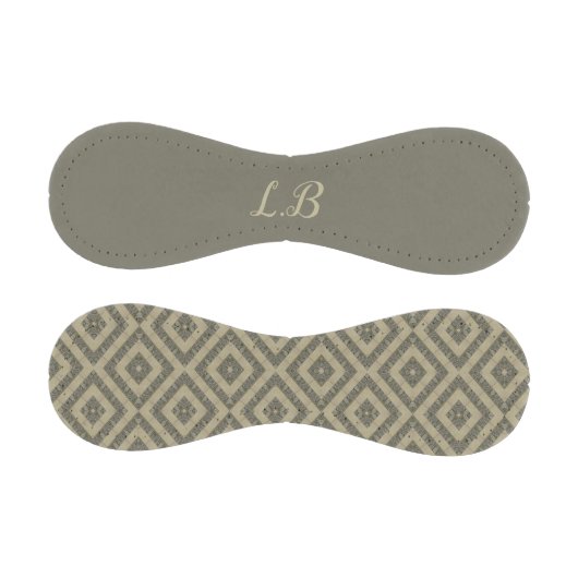 Eigene Initialen, graubraune Pflastersteine Baseball (Paneele)