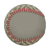 Eigene Initialen, graubraune Pflastersteine Baseball (Vorderseite Links)