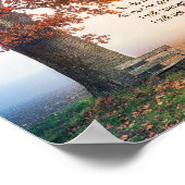 Eigene Inspirationsbibel-Vers aus der Isaiah-Bibel Poster (Ecke)