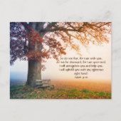 Eigene Inspirationsbibel-Vers aus der Isaiah-Bibel Postkarte (Vorderseite)