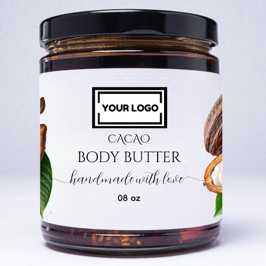Eigene Kakaoputterbutter Rechteckiger Aufkleber