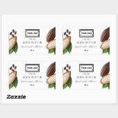 Eigene Kakaoputterbutter Rechteckiger Aufkleber (Blatt)