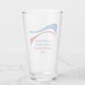 Eigene Kandidatur für den Präsidenten 2024 hinzufü Glas (Rückseite)