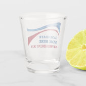 Eigene Kandidatur für den Präsidenten 2024 hinzufü Schnapsglas (Rückseite)