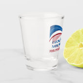 Eigene Kandidatur für den Präsidenten 2024 hinzufü Schnapsglas (Links)