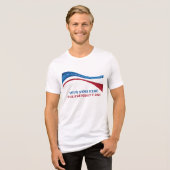 Eigene Kandidatur für den Präsidenten 2024 hinzufü Tri-Blend Shirt (Vorderseite voll)