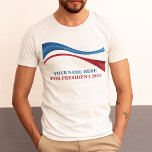 Eigene Kandidatur für den Präsidenten 2024 hinzufü Tri-Blend Shirt<br><div class="desc">Anpassen Sie Ihre eigenen politischen Kampagne tri-mix T - Shirt,  indem Sie Ihren eigenen Namen oder einen anderen Politiker unter dieser künstlerischen amerikanischen Flagge in rot,  weiß und blau. Fügen Sie 2024 einen individuelle Name für den Präsidenten hinzu.</div>