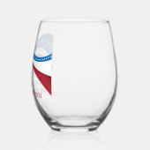 Eigene Kandidatur für den Präsidenten 2024 hinzufü Weinglas Ohne Stiel (Links)