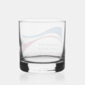 Eigene Kandidatur für den Präsidenten 2024 hinzufü Whiskyglas (Rückseite)