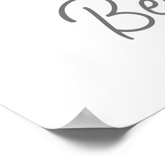 Eigene Kids Initial und Name Print Poster (Ecke)