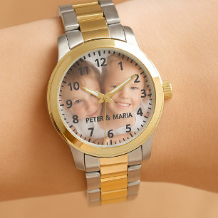 Eigene Kinder Fotos Namen Jahr Mama Armbanduhr