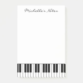 Eigene Klaviertasten klebrige Noten für Pianisten Post-it Klebezettel