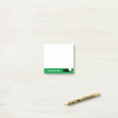 Eigene Klebeschicht für Golfspieler Post-it Klebezettel (Auf Schreibtisch)