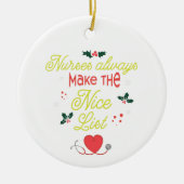 Eigene Krankenschwestern machen immer eine schöne Keramik Ornament (Vorne)