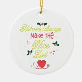 Eigene Krankenschwestern machen immer eine schöne  Keramik Ornament