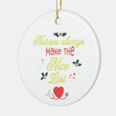 Eigene Krankenschwestern machen immer eine schöne Keramik Ornament (Links)