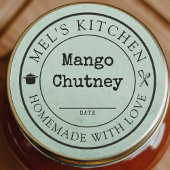 Eigene Küchenverpackung nach Maß Runder Aufkleber