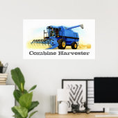 Eigene Landwirtschaft und Landwirtschaft für Kinde Poster (Heimbüro)