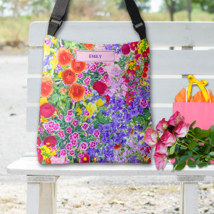 Eigene, lebendige Blume für Freunde - Chic Gift Tragetaschen Mit Langen Trägern