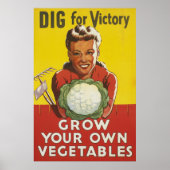 Eigene Lebensmittel 24X36 WW1 Poster anbauen (Vorne)