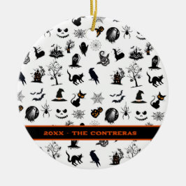 Eigene Leckerei und lustiges Halloween Keramik Ornament