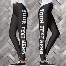 Eigene Leggings für den Textentwurf