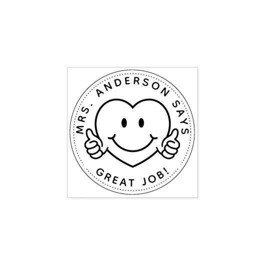 Eigene Lehrer geben Briefmarke zurück zur Schule Gummistempel (Prägung)