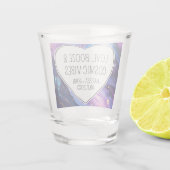 Eigene Liebe, Booze, Cosmic-Vibes-Hochzeit Schnapsglas (Rückseite)