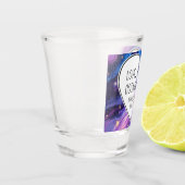 Eigene Liebe, Booze, Cosmic-Vibes-Hochzeit Schnapsglas (Links)