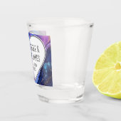 Eigene Liebe, Booze, Cosmic-Vibes-Hochzeit Schnapsglas (Rechts)