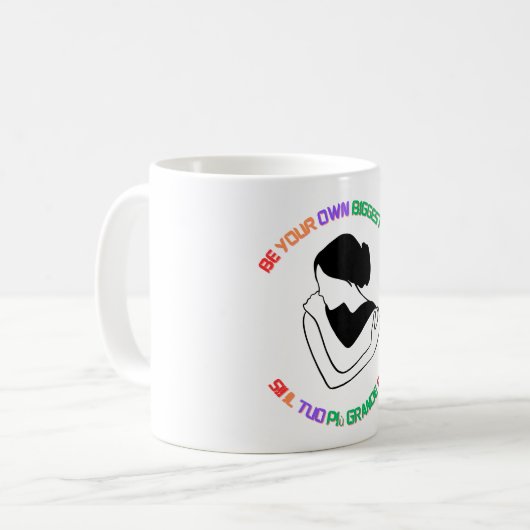 Eigene Liebe Inspiration Kaffeetasse (Vorderseite Links)