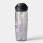 Eigene Liebe Retro Floral Trinkflasche (Rückseite)